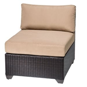 tk classics barbados outdoor wicker armless patio chair