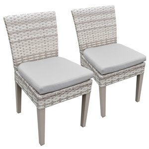 tkc fairmont patio dining side chair (set of 2) 