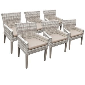 tkc fairmont patio dining arm chair (set of 6) 