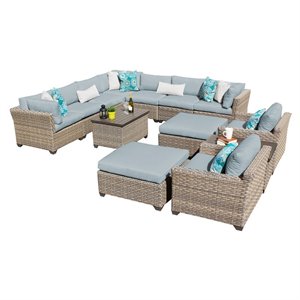 monterey 13 piece outdoor wicker patio furniture set 13a in spa