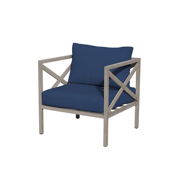 Carlisle Outdoor Wicker Patio Club Chair In Navy Cymax Business Carlisle Outdoor Wicker Patio Club, Carlisle Outdoor Furniture