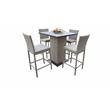 Florence Pub Table Set Barstools 5 Piece Outdoor Patio Furniture
