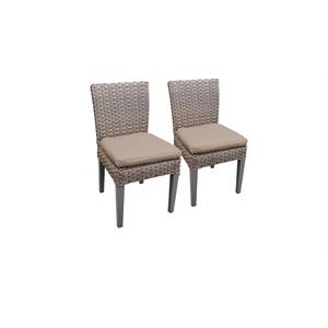 2 florence armless dining chairs