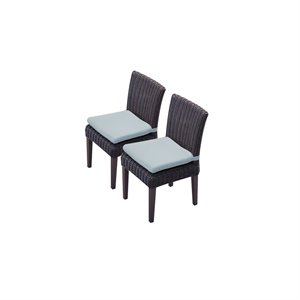 2 venice armless dining chairs