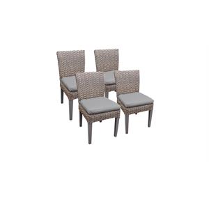 4 monterey armless dining chairs