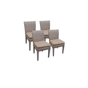 4 florence armless dining chairs