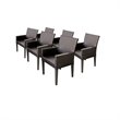 TK Classics Barbados Dining Chair with Arms (Set of 6)