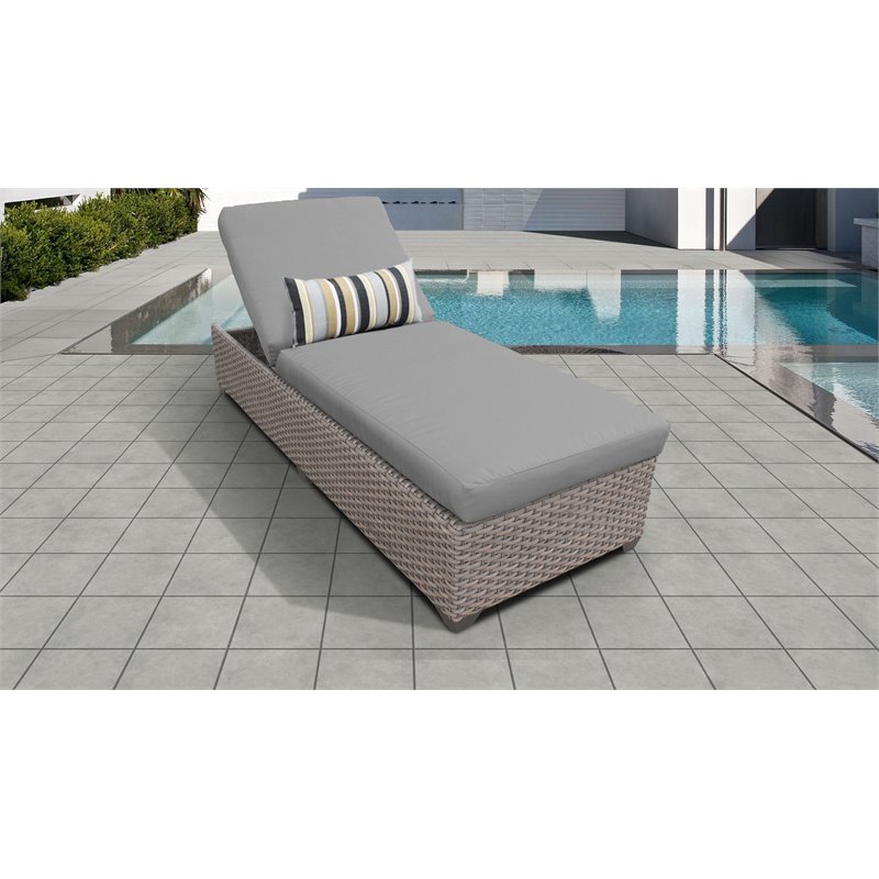 Florence Chaise Outdoor Wicker Patio Furniture