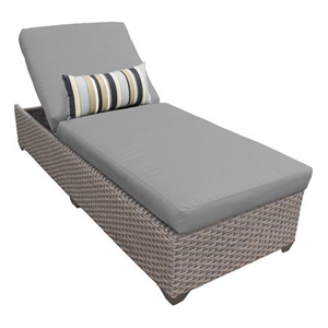 florence chaise outdoor wicker patio furniture