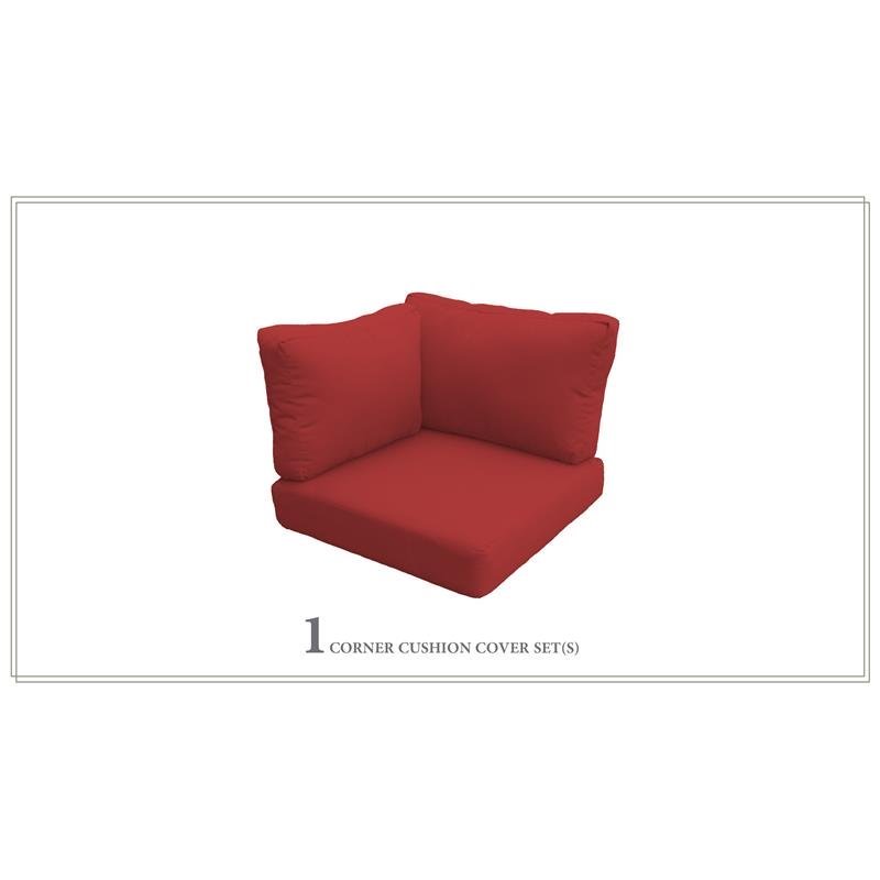 Tk Classics 6 High Back Cushions For Corner Chairs In Terracotta