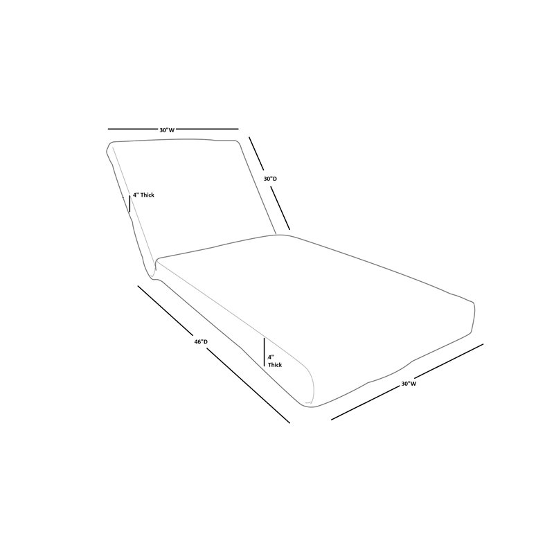 TK Classics Covers for Chaise Cushions 103CK in Cilantro