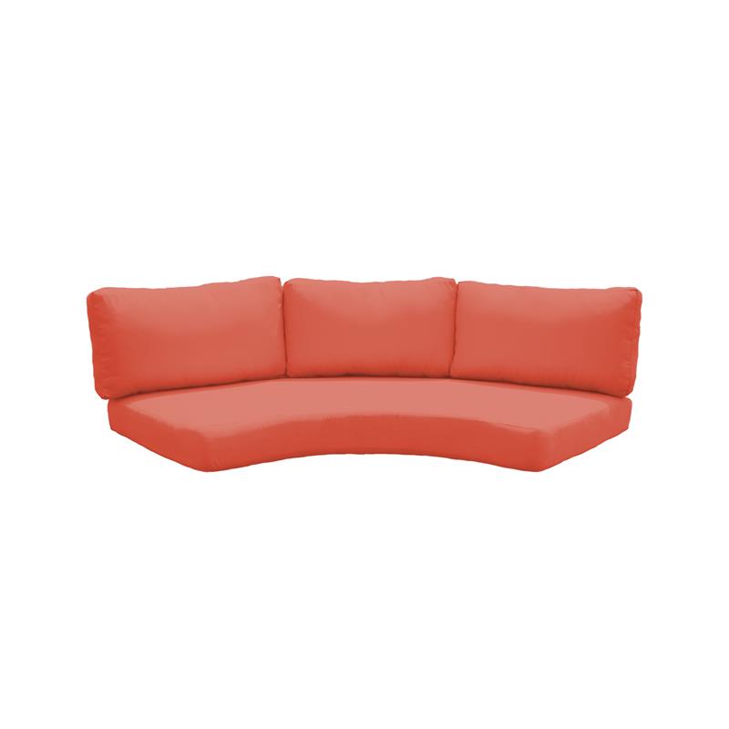 Covers for LowBack Curved Armless Sofa Cushions 6 inches thick in
