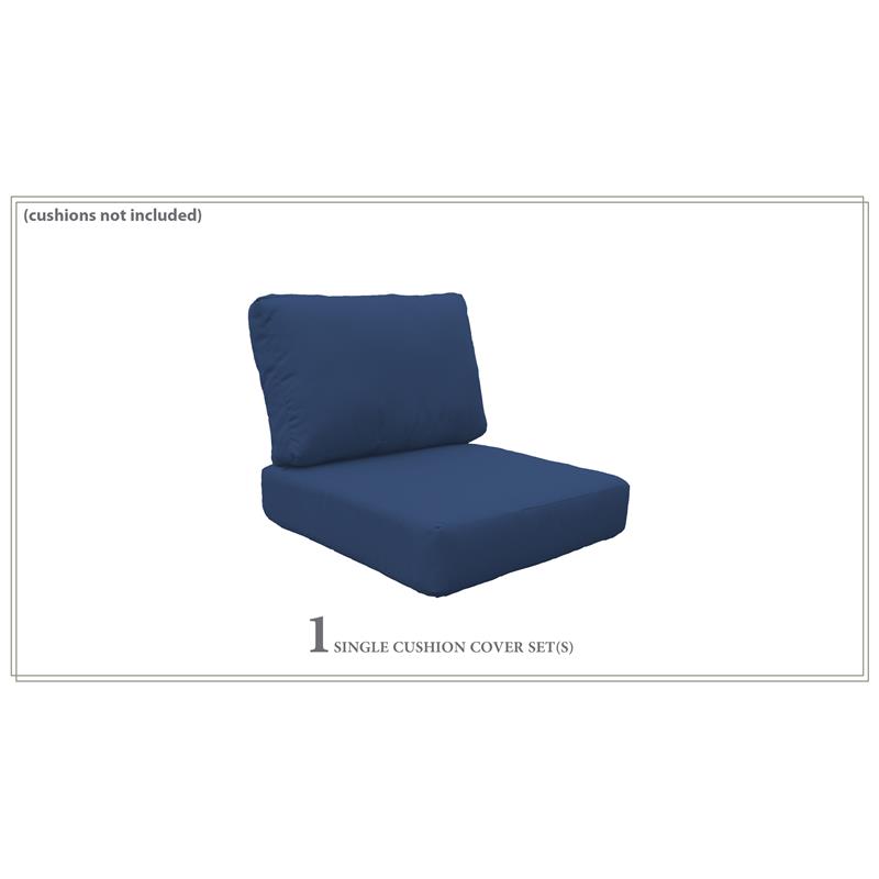 Covers For High Back Chair Cushions 6 Inches Thick In Navy 040ck Armless Navy