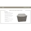 Belle/Monterey Club Chair Protective Cover in Grey