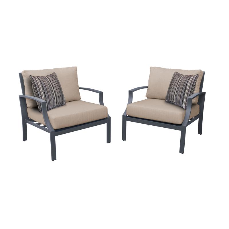 Tk Classics Lexington 2 Piece Aluminum Patio Furniture Set 02b In Wheat Cymax Business Aluminum Patio Furniture Set, Lexington Outdoor Furniture