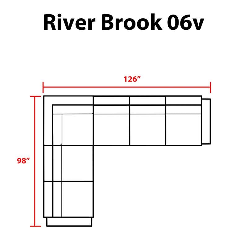 Kathy ireland best sale river brook sectional