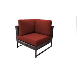 barcelona corner sofa with espresso legs