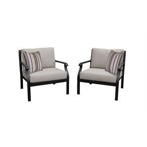 kathy ireland madison ave. 2 piece aluminum patio furniture set 02b