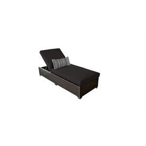belle chaise outdoor wicker patio furniture in black