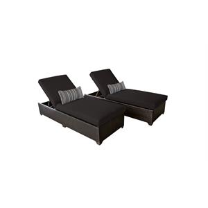 barbados chaise set of 2 outdoor wicker patio furniture