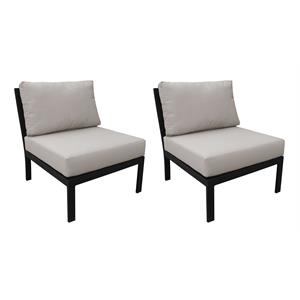 kathy ireland madison ave. armless sofa 2 per box