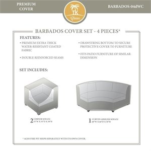 tk classics barbados 4 piece all weather cover set 04d in beige