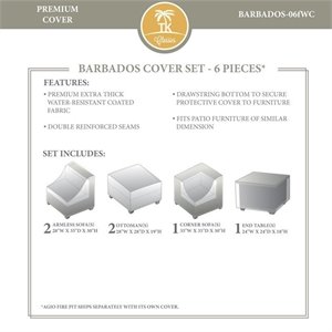 tk classics barbados 6 piece all weather cover set 06f in beige