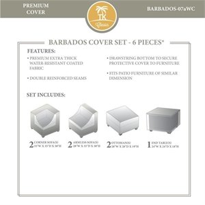 tk classics barbados 7 piece all weather cover set 07a in beige
