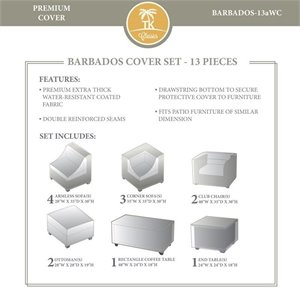 tkc barbados 13 piece all weather cover set in beige