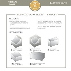 tkc barbados 14 piece all weather cover set in beige