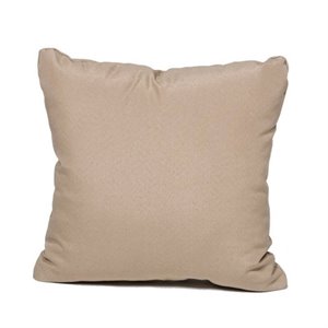 TKC Outdoor Throw Pillows Square in Wheat (Set of 2)