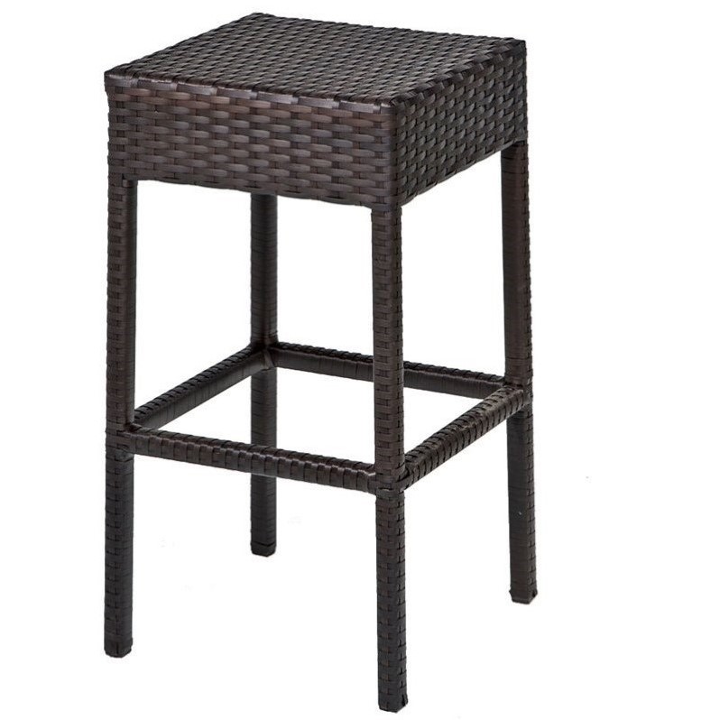 Wicker backless counter cheap stools