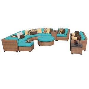 laguna 12 piece outdoor wicker sofa set
