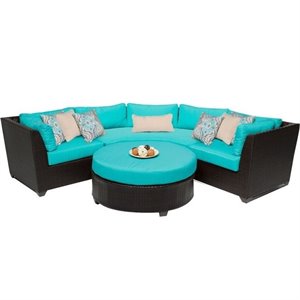 tk classics barbados 4 piece patio wicker sofa set 04a in aruba