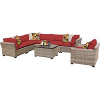 Monterey 8 piece sectional set with cushions hotsell