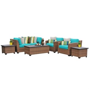 laguna 7 piece outdoor wicker sofa set 4