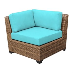 laguna outdoor wicker corner chair (set of 2)
