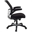 Modway Edge Modern Style Mesh Fabric Office Chair in Black Finish