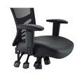 Modway Articulate Modern Vinyl and Mesh Office Chair in Black Finish