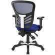 Modway Articulate Modern Mesh and Fabric Office Chair in Blue Finish