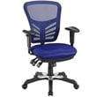 Modway Articulate Modern Mesh and Fabric Office Chair in Blue Finish