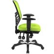 Modway Articulate Modern Mesh and Fabric Office Chair in Green Finish