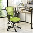 Modway Articulate Modern Mesh and Fabric Office Chair in Green Finish