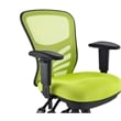 Modway Articulate Modern Mesh and Fabric Office Chair in Green Finish