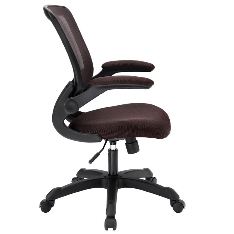 Modway Veer Mesh Office Chair in Brown | Cymax Business