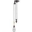 Modway Excavate Steel Pendant in Silver