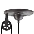Modway Excavate Steel Pendant in Silver