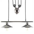 Modway Innovateous 2 Light Steel Pendant in Silver