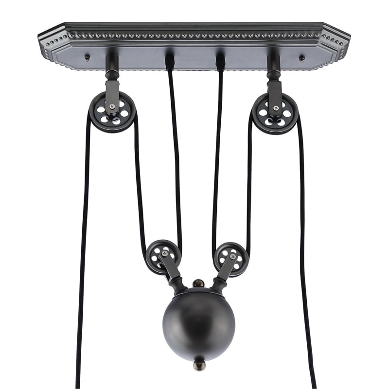 Modway Innovateous 2 Light Steel Pendant in Silver