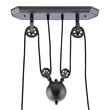 Modway Innovateous 2 Light Steel Pendant in Silver